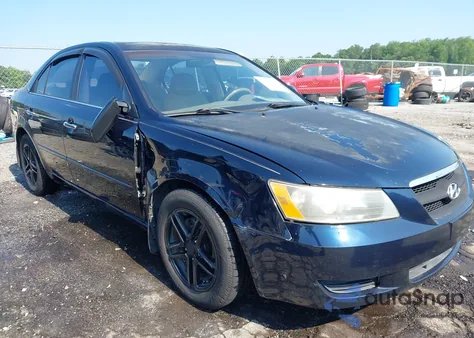 2007 Hyundai Sonata Gls z USA, uszkodzony, nr VIN 5NPET46C57H192745